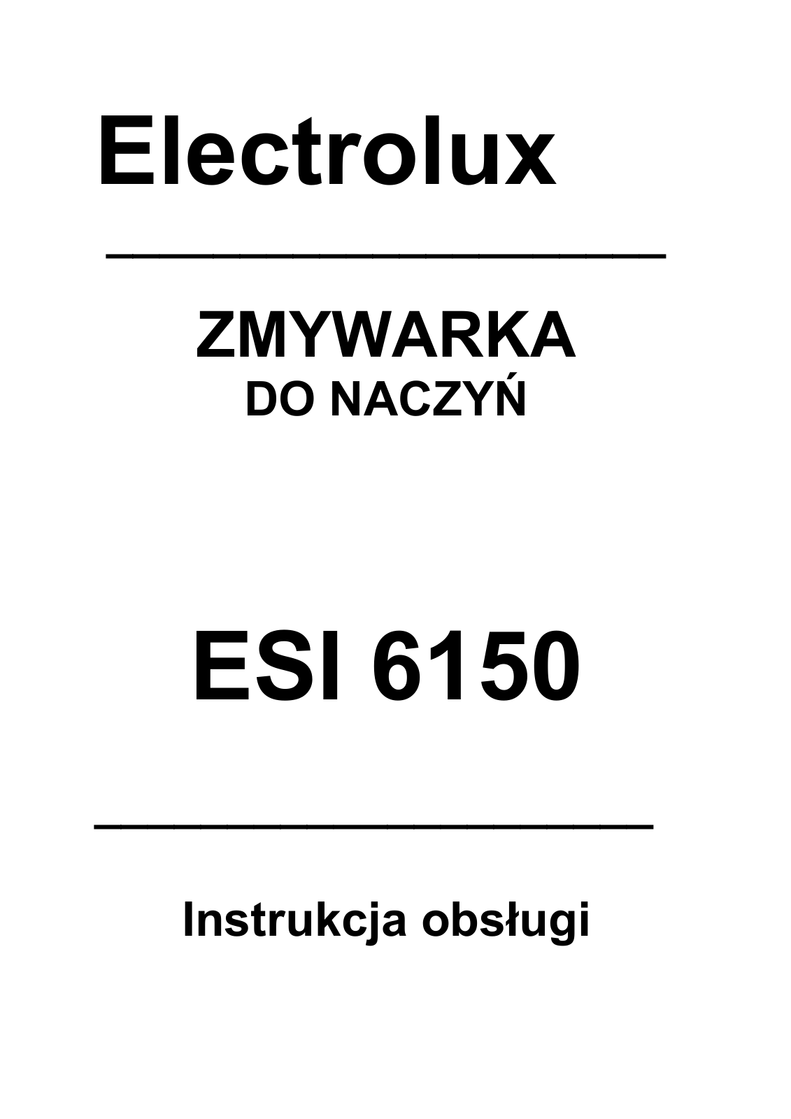 AEG ESI6150 User Manual