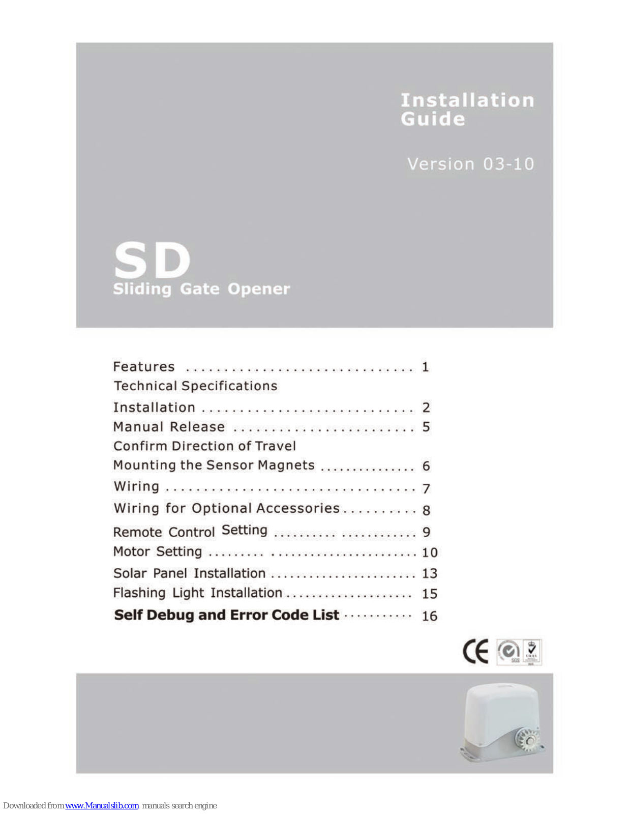Ahouse SD Installation Manual - ManualMachine.com