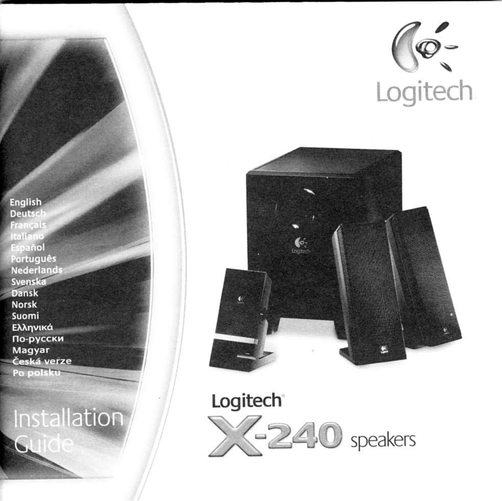 LOGITECH X-240 User Manual