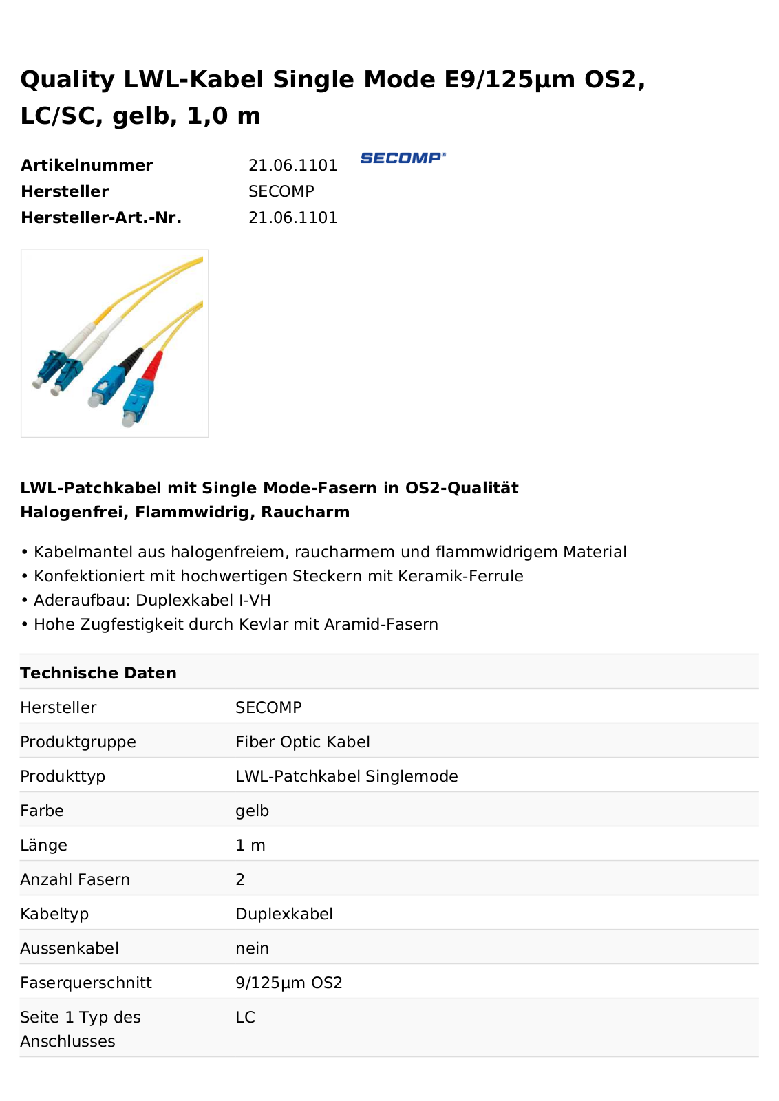 Secomp 21.06.1101 User Manual - ManualMachine.com