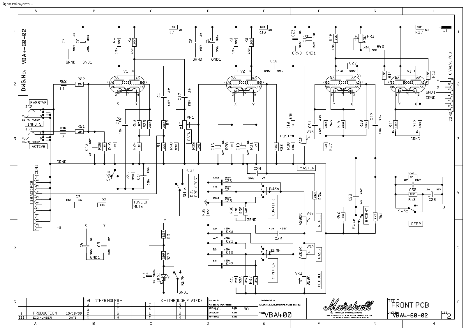 Marshall vba4 schematic