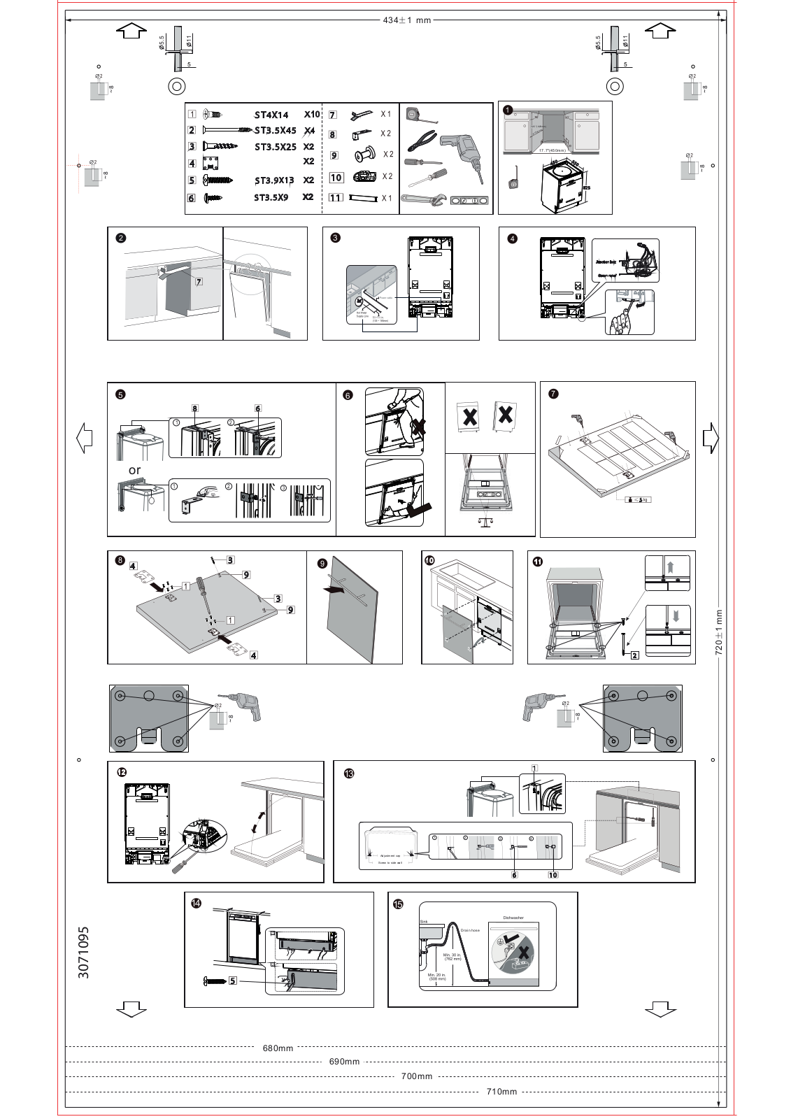 Bertazzoni PNL18DW Installation manual