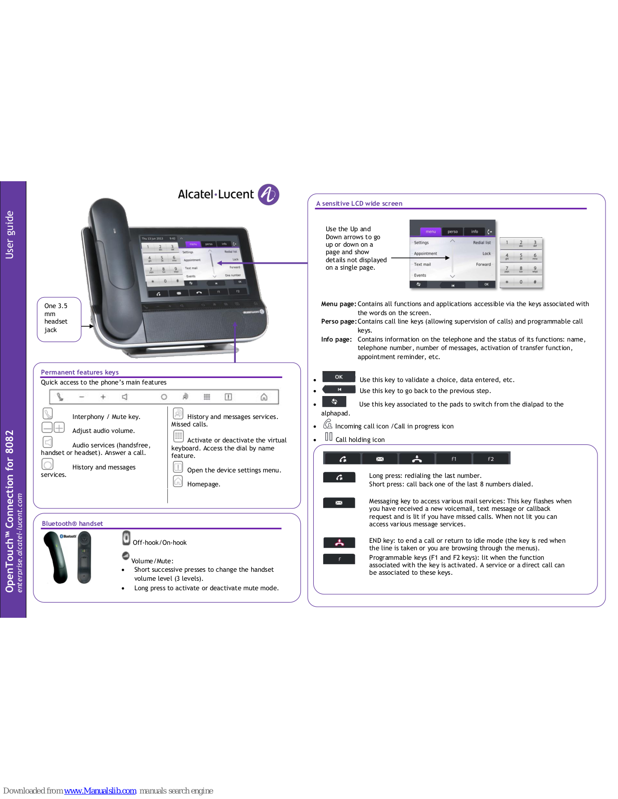 Alcatel-Lucent 8082 User Manual