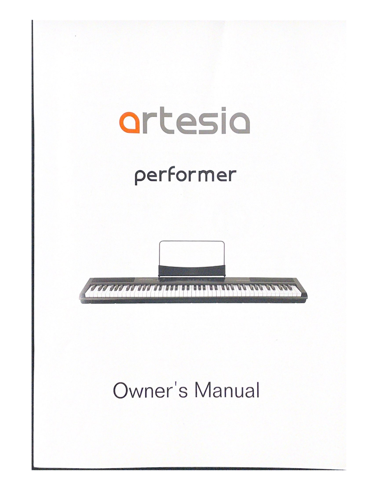 Artesia Pro performer User guide - ManualMachine.com