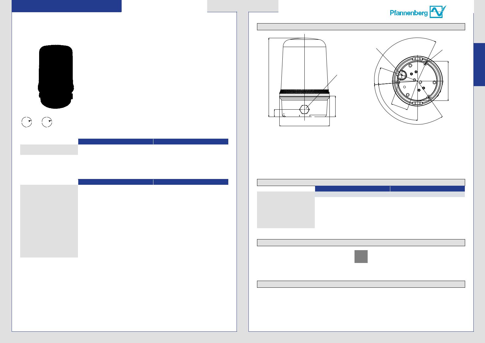 Pfannenberg P 400 SLF, P 400 SLH Catalog Page