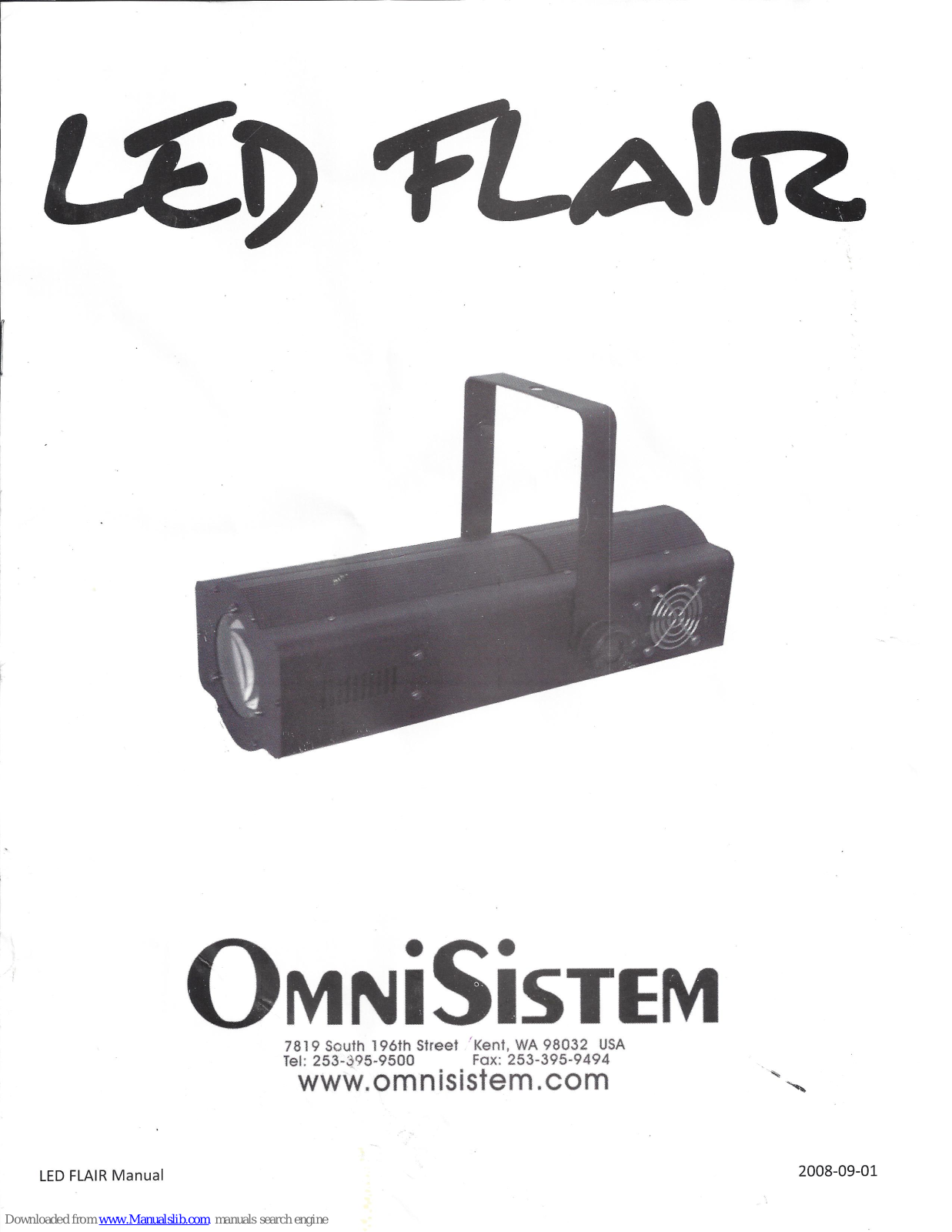 OmniSistem LED Flair User Manual