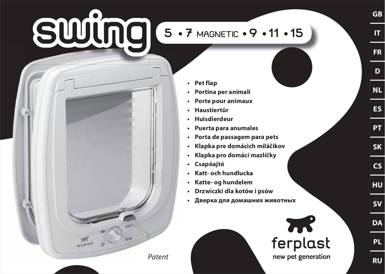 Ferplast Swing 5, Swing 11, Swing 9, Swing 7, Swing 15 User Manual