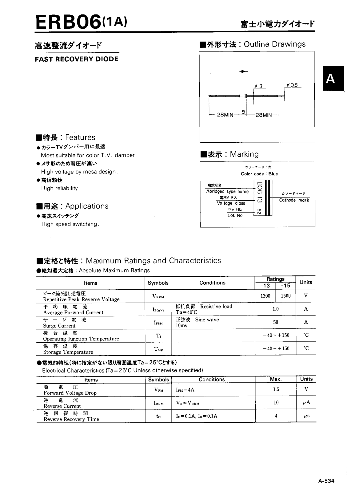 CALLM ERB06 Datasheet