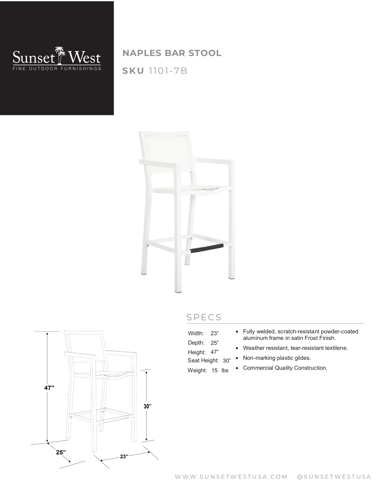 Sunset West XSW10270 Specifications - ManualMachine.com