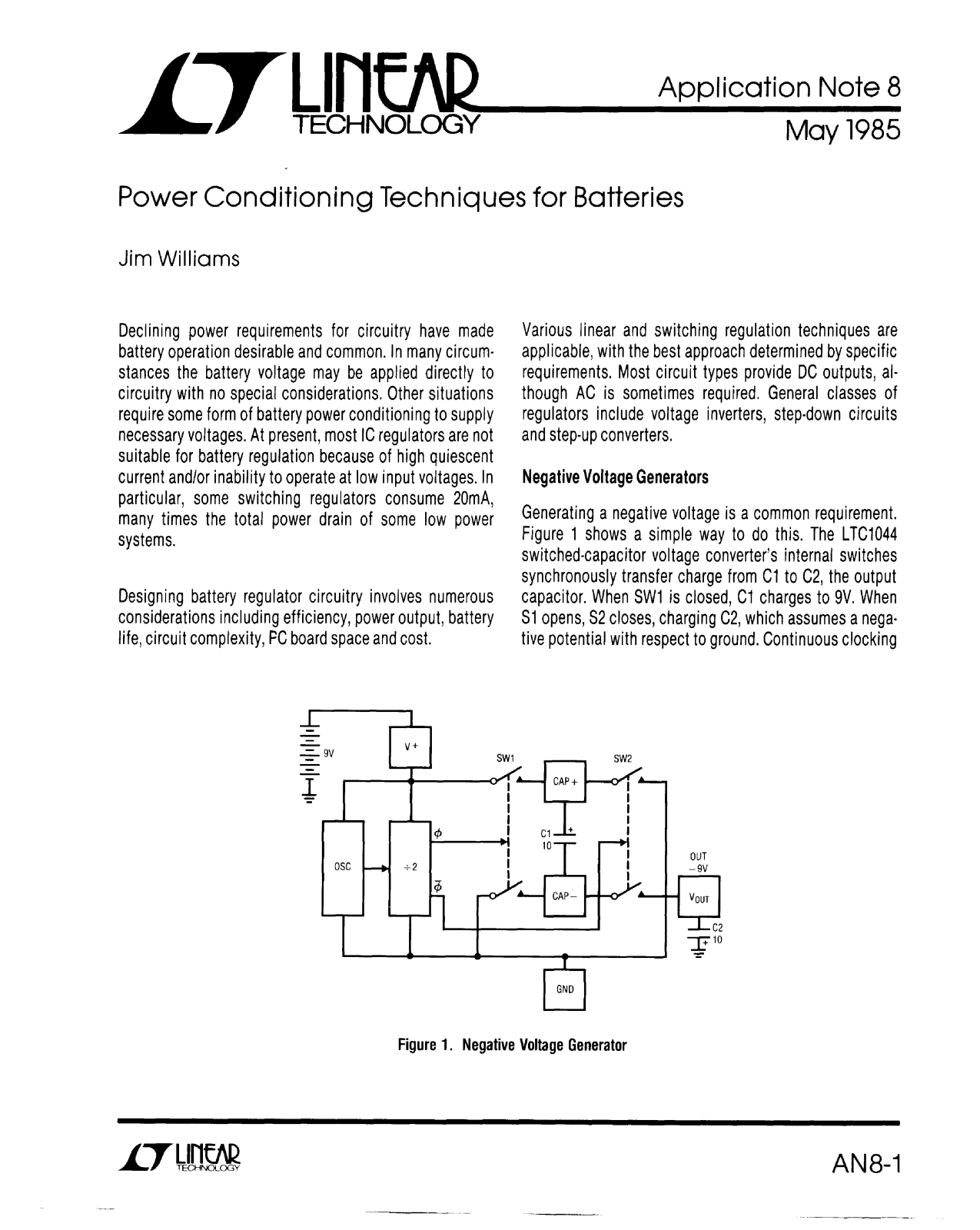 LINEAR TECHNOLOGY ltc1044 Technical data