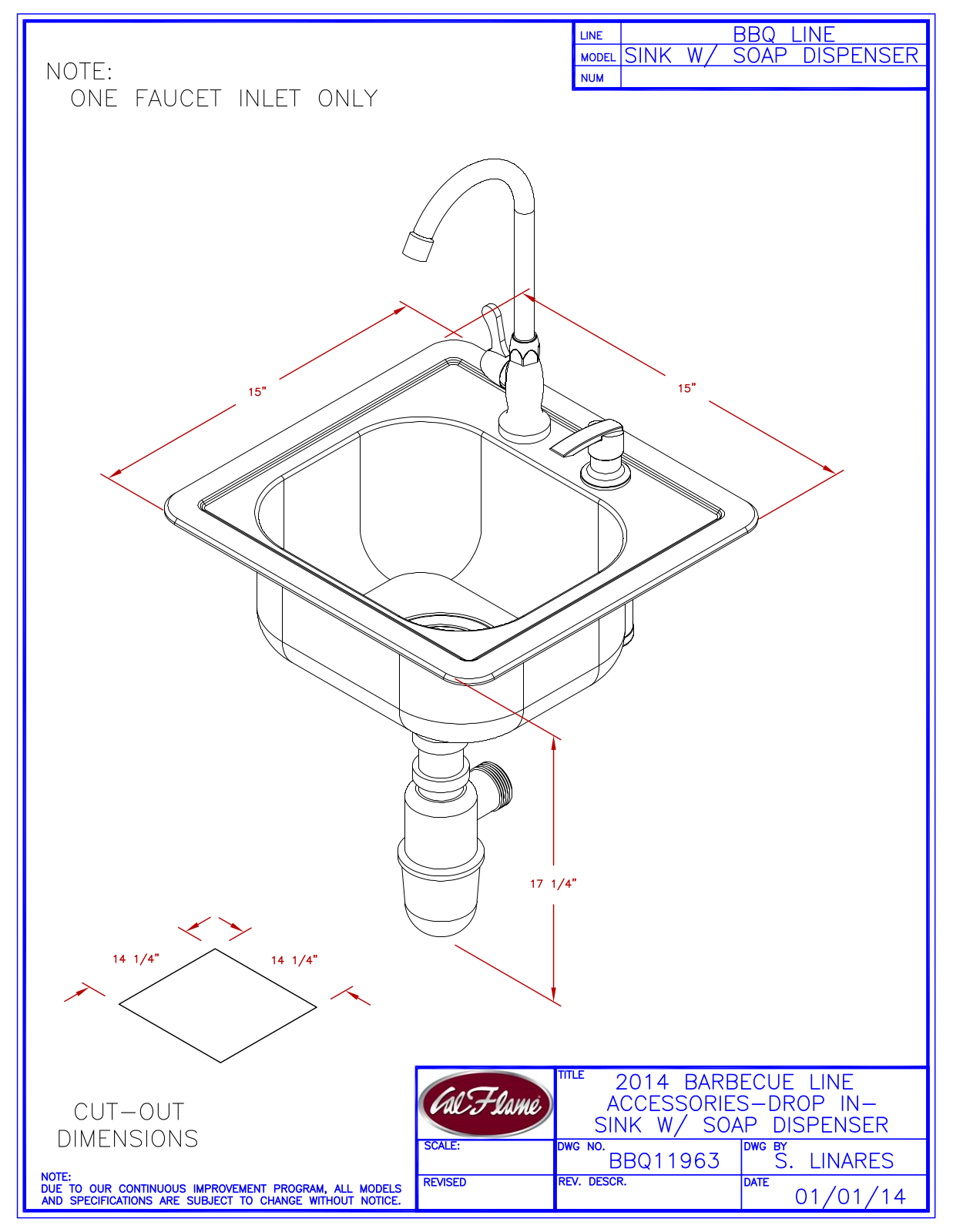 Cal Flame BBQ11963 User Manual