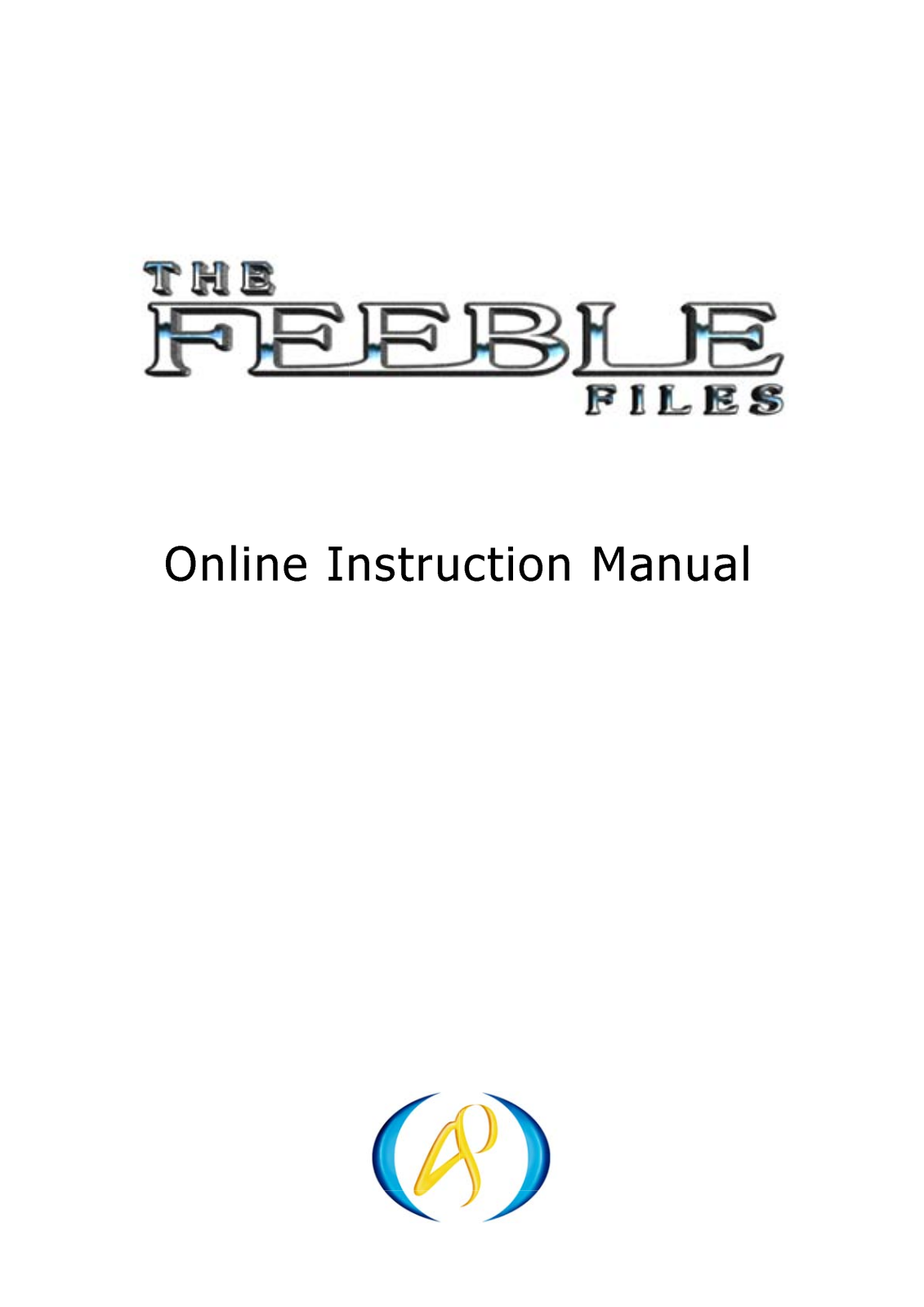 Games PC THE FEEBLE FILES User Manual