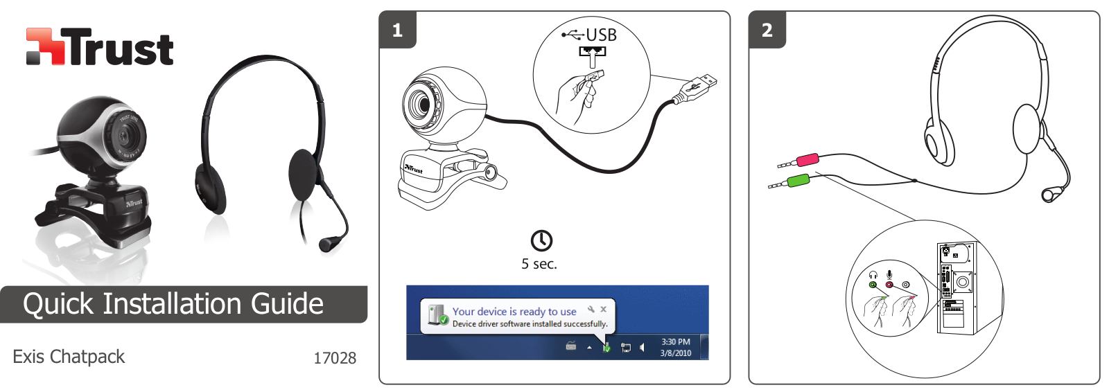 Trust 17028 Quick Installation Guide