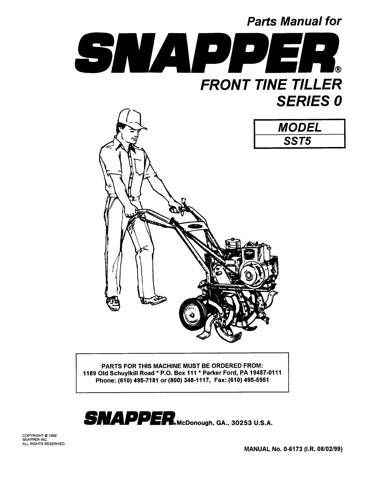 Snapper SST5 User Manual