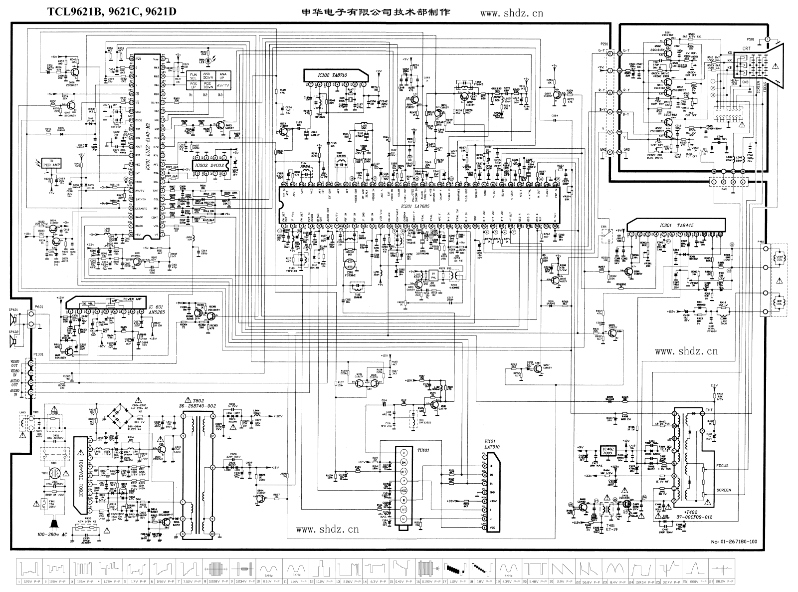 TCL 9621C, 9621D Service Manual