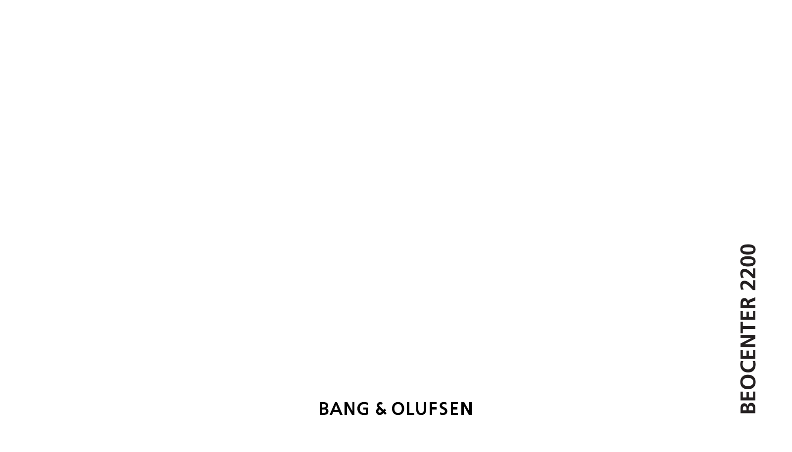 Bang and Olufsen Beocenter 2200 Owners manual