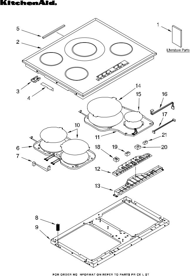 KitchenAid KICU508SBL0 Parts List