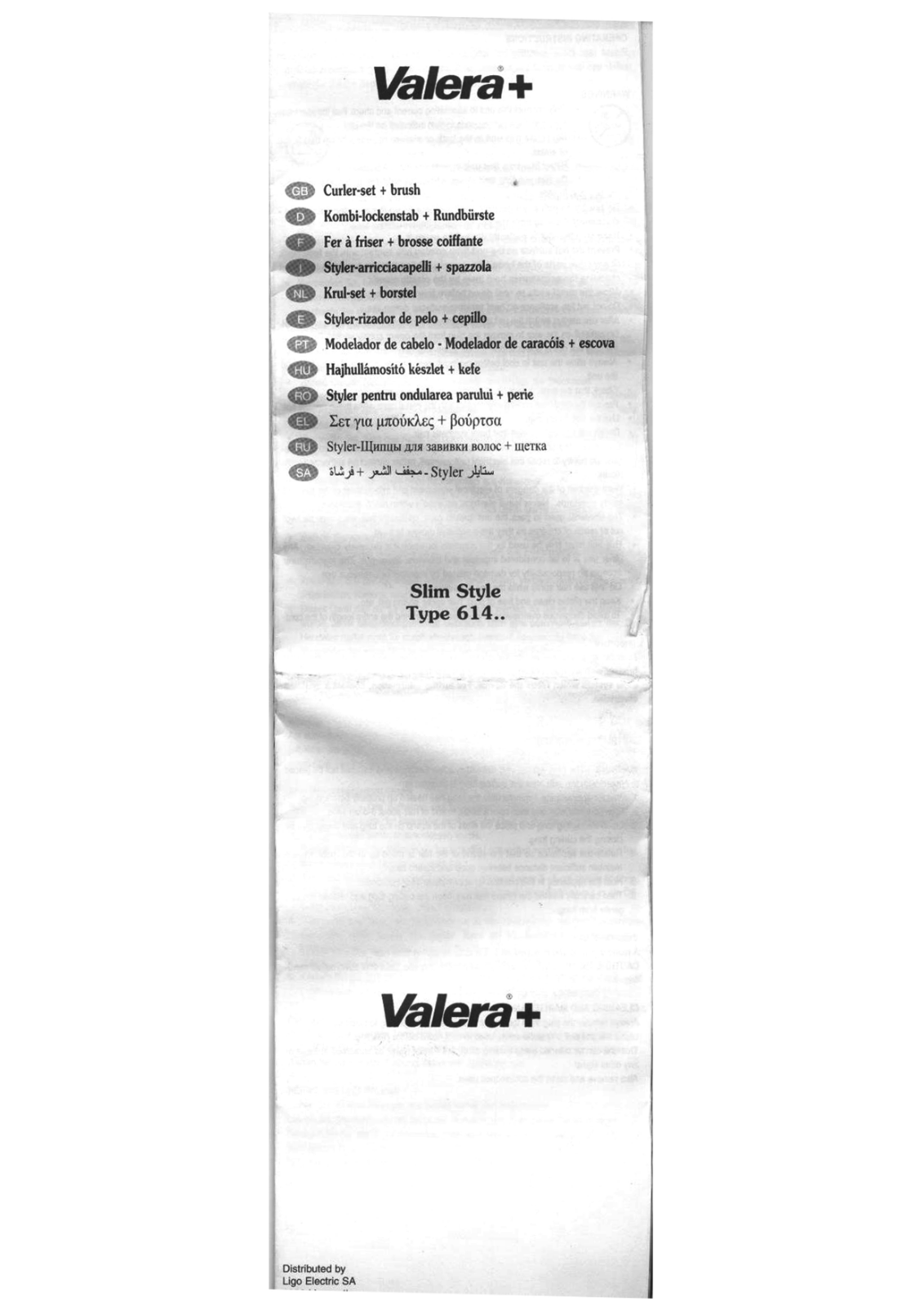 Valera 614 User manual