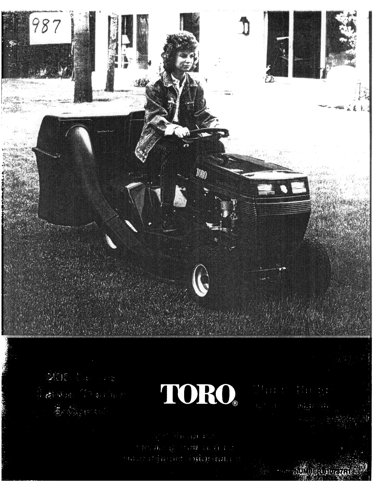 Toro 32-10B502, 32-12O502, A2-12K501 Operator's Manual