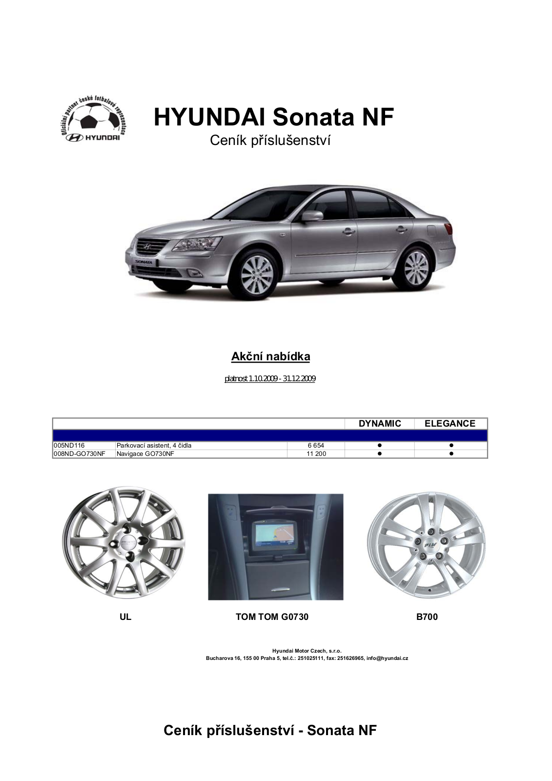 Hyundai SONATA (2007) BROCHURE