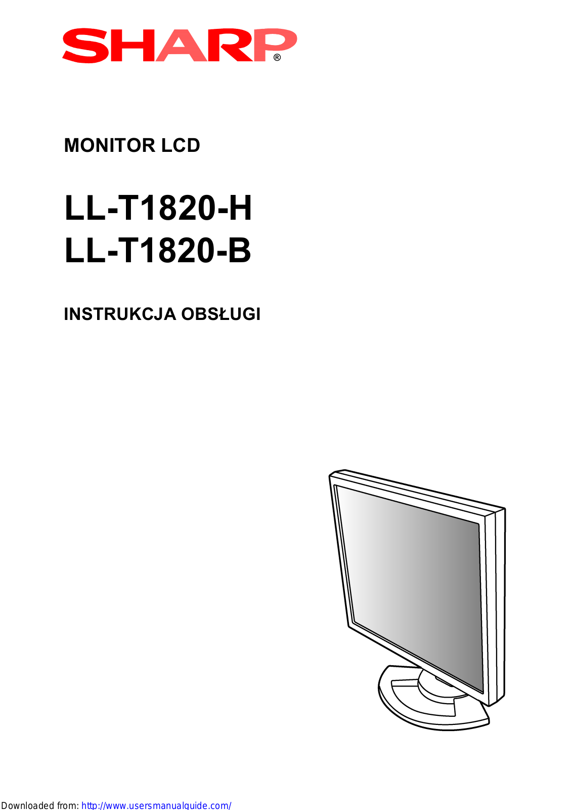 SHARP LL-T1820 User Manual