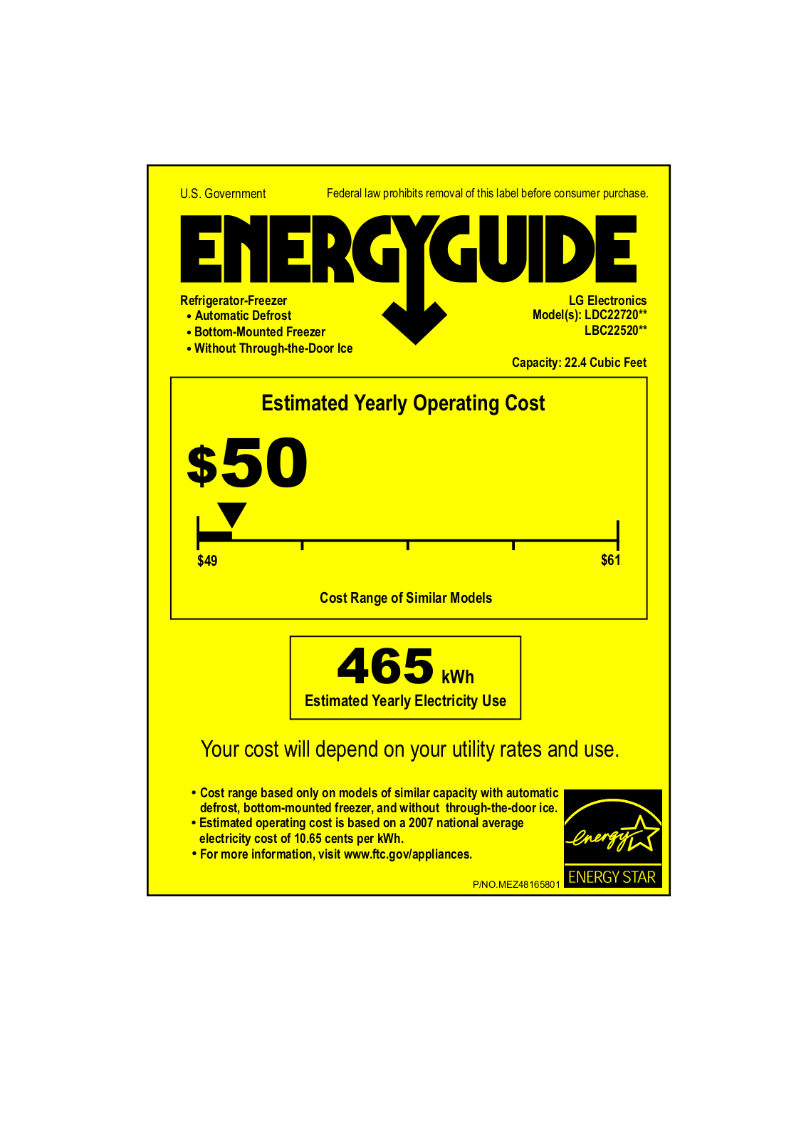 LG LBC22520ST, LBC22720ST User Manual