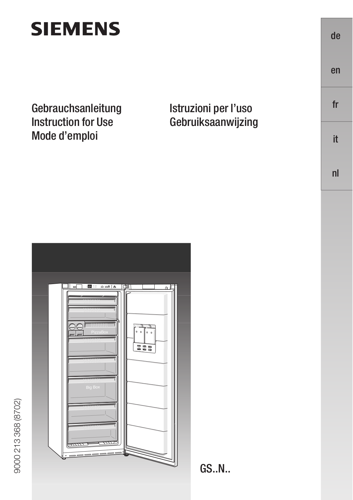 SIEMENS GS36NA31 User Manual