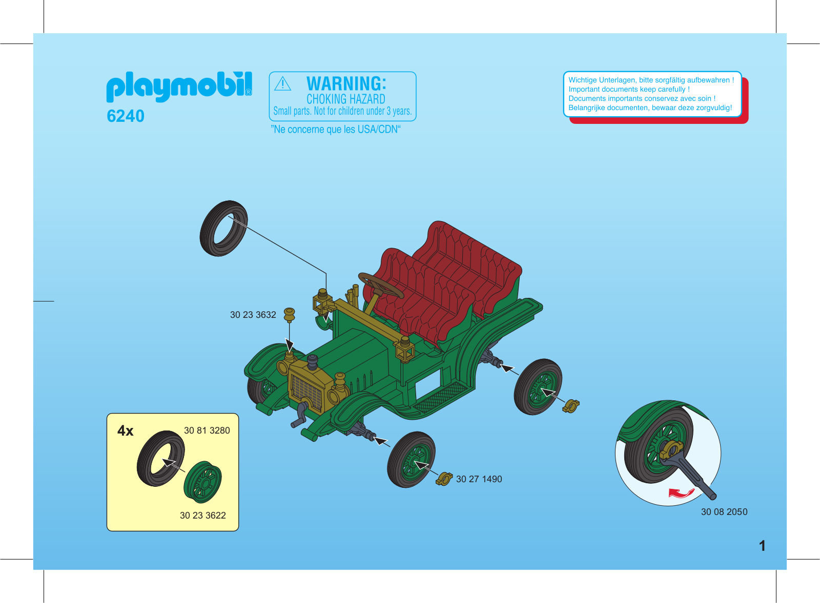 Playmobil 6240 Instructions