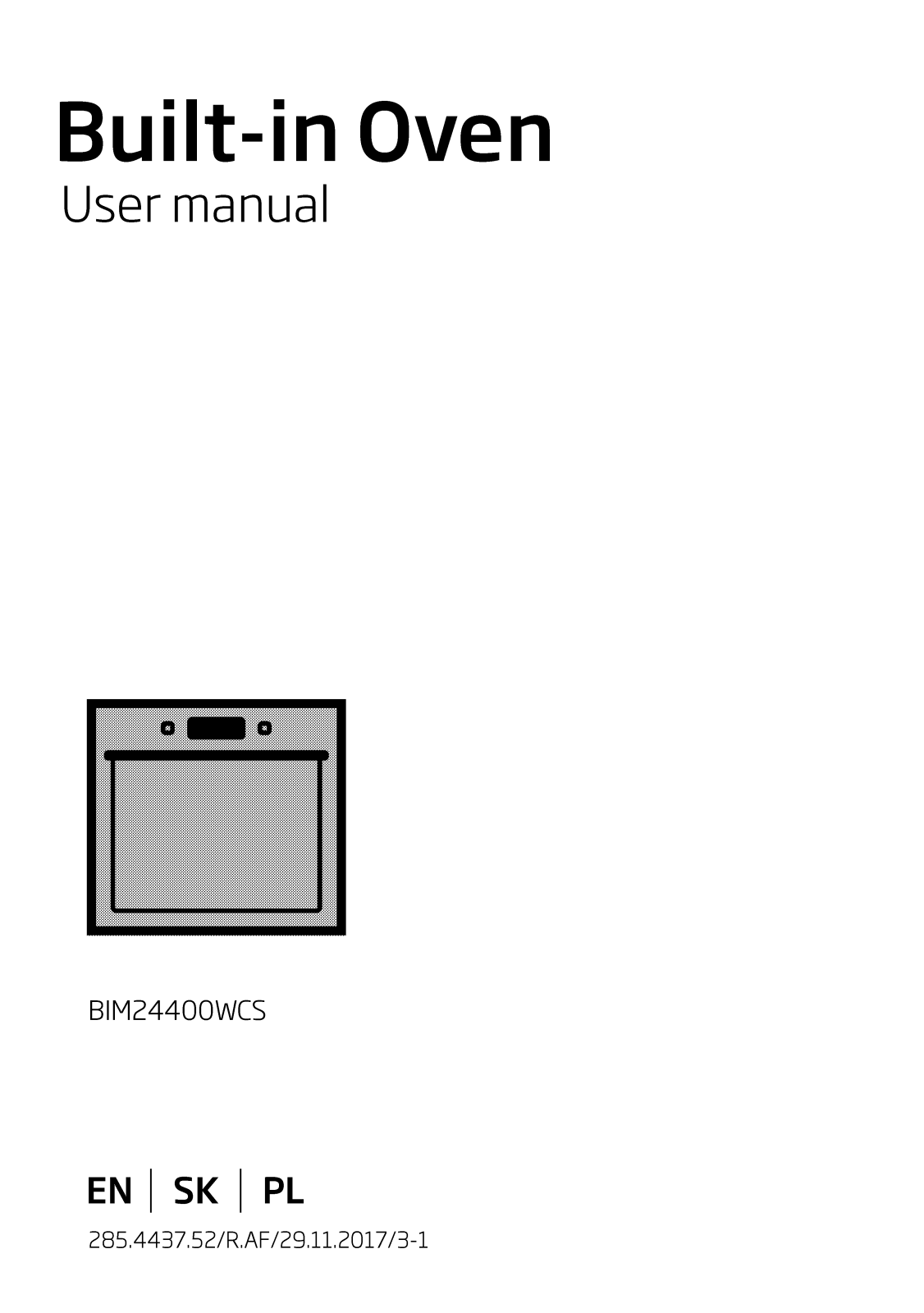 Beko BIM24400WCS User manual