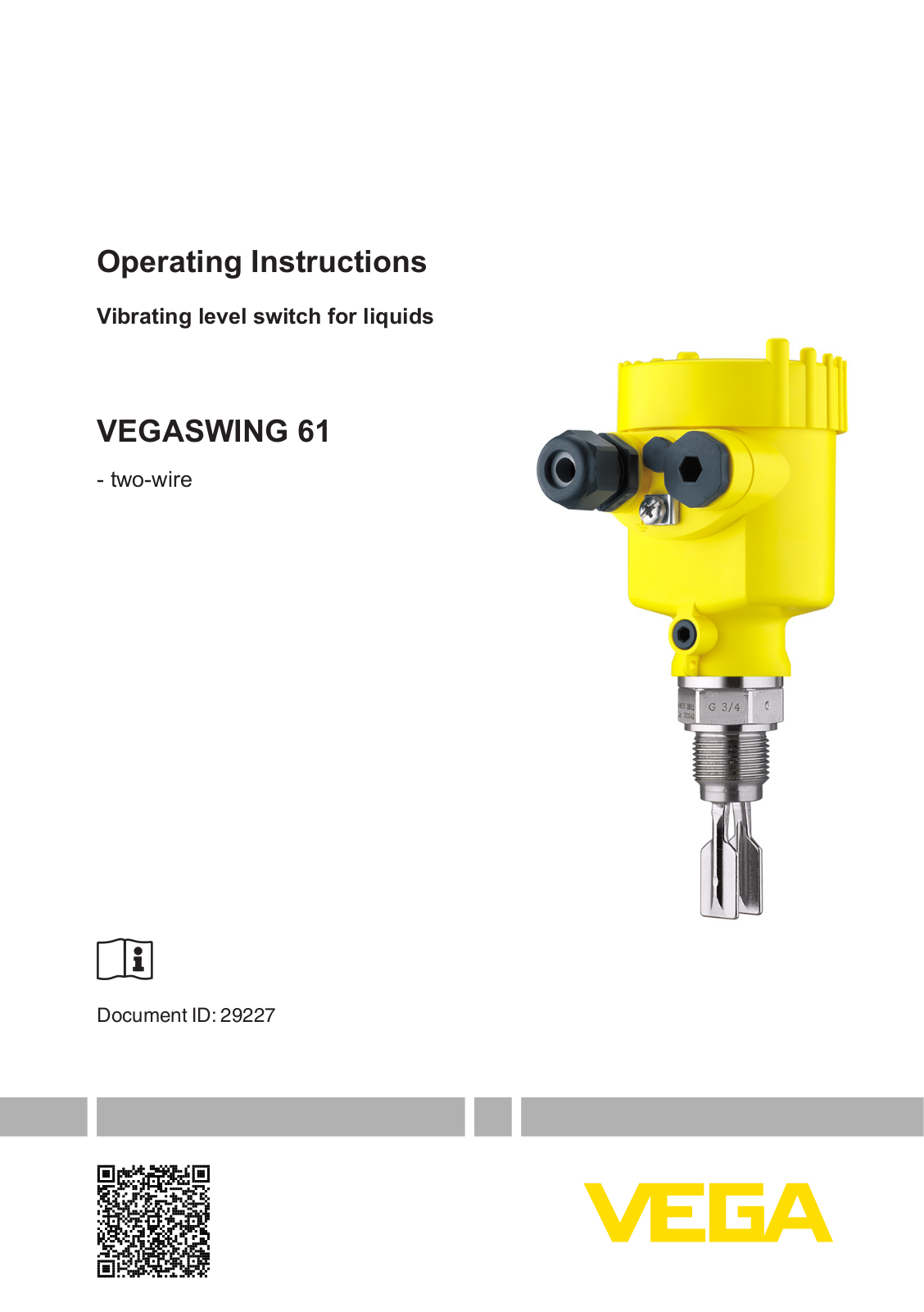 VEGA SWING61 User Manual