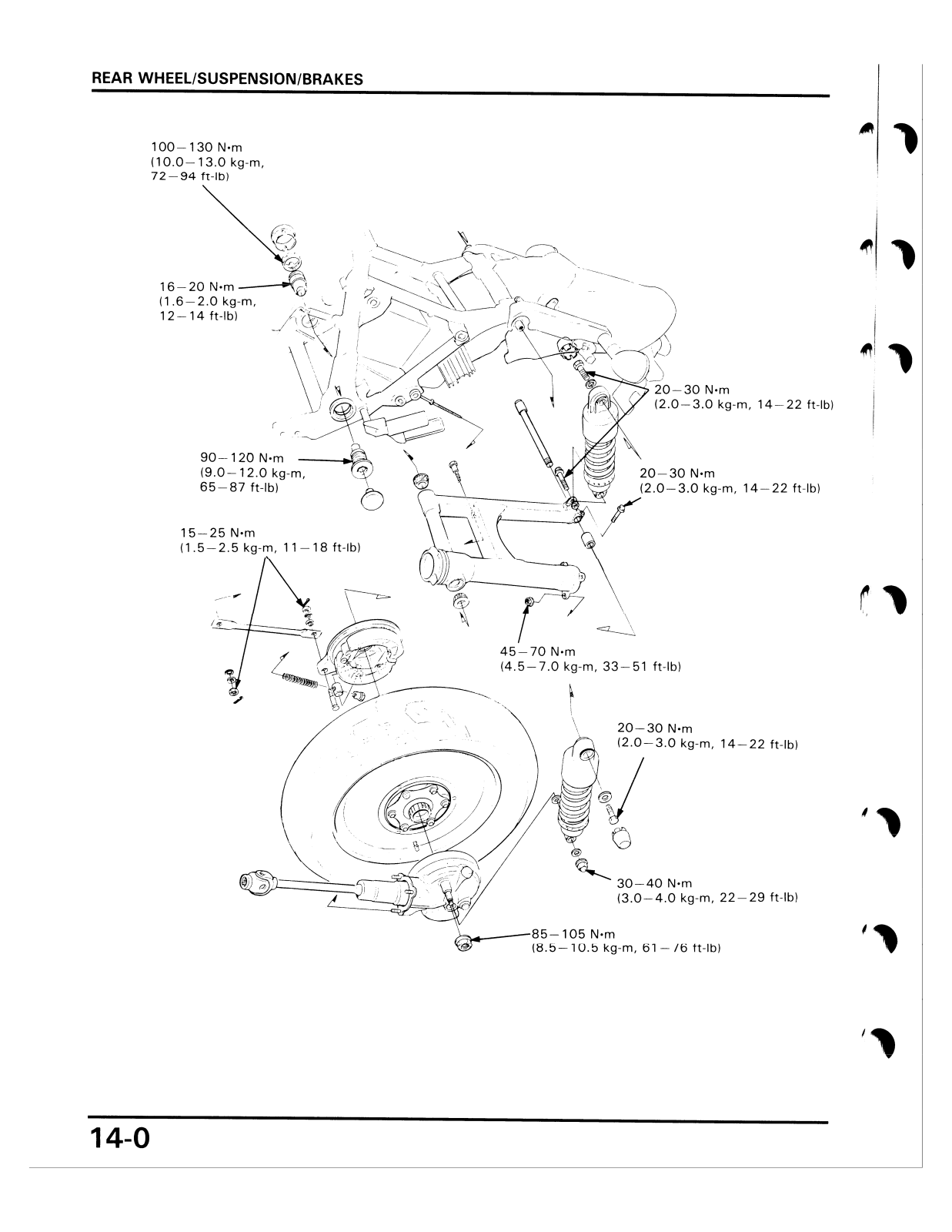 Honda VF700C Magna 1987 Service Manual 87mag 14