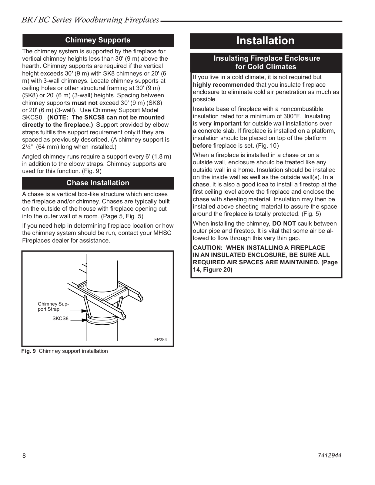 Monessen Hearth Systems BR36, BC42 Installation Manual