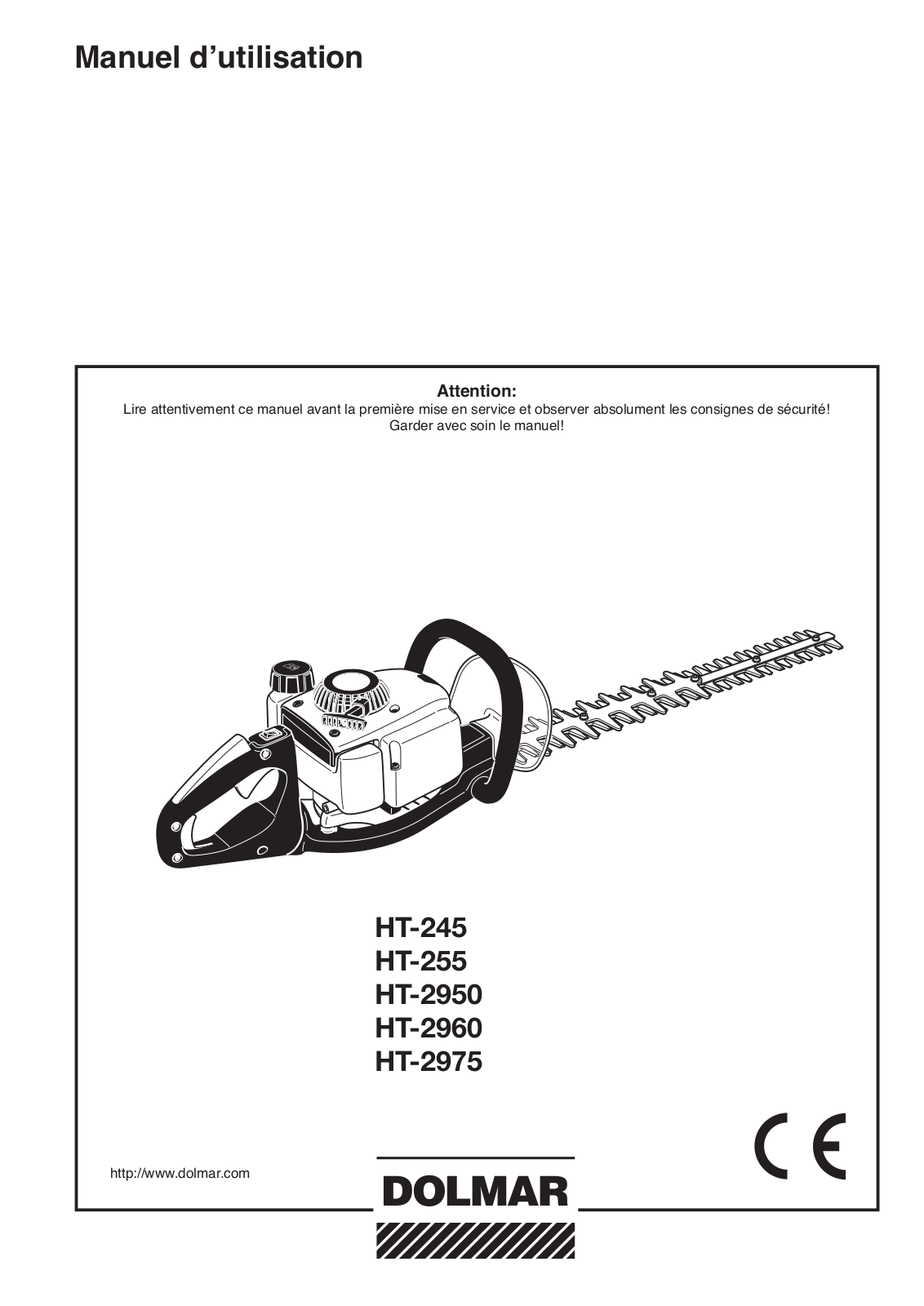 Makita HT2950, HT255, HT245, HT2975 User Manual