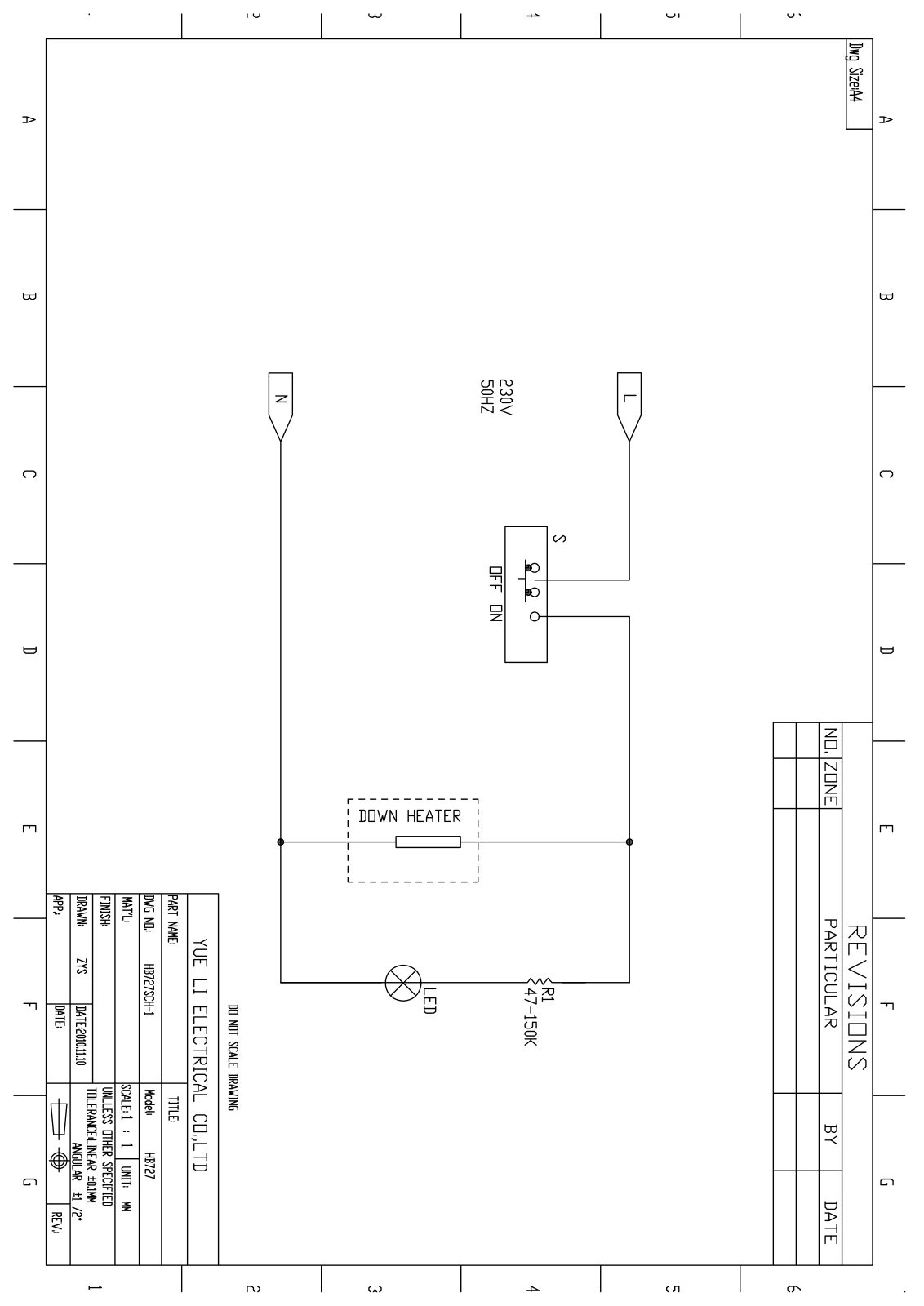 Vitek HB727 Circuit diagrams