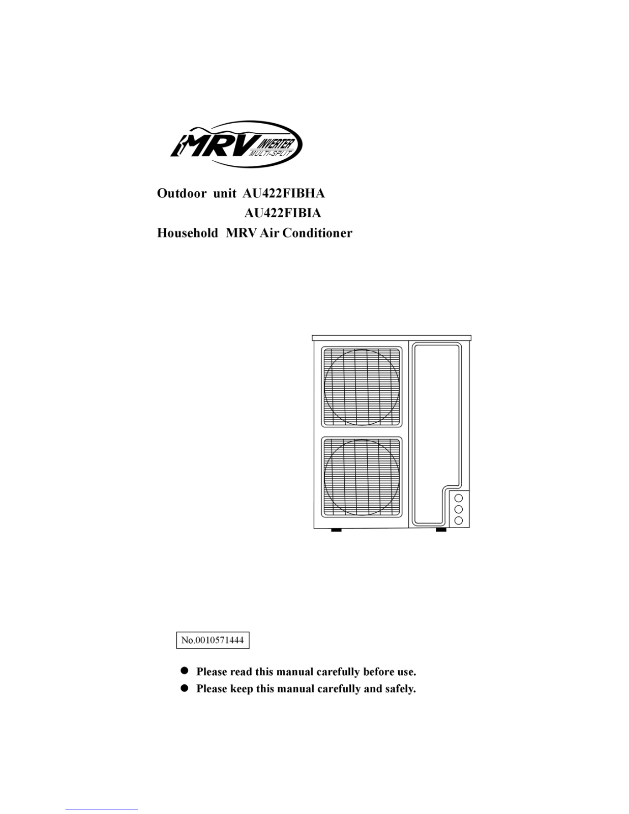 Haier AU422FIBHA user guide manual