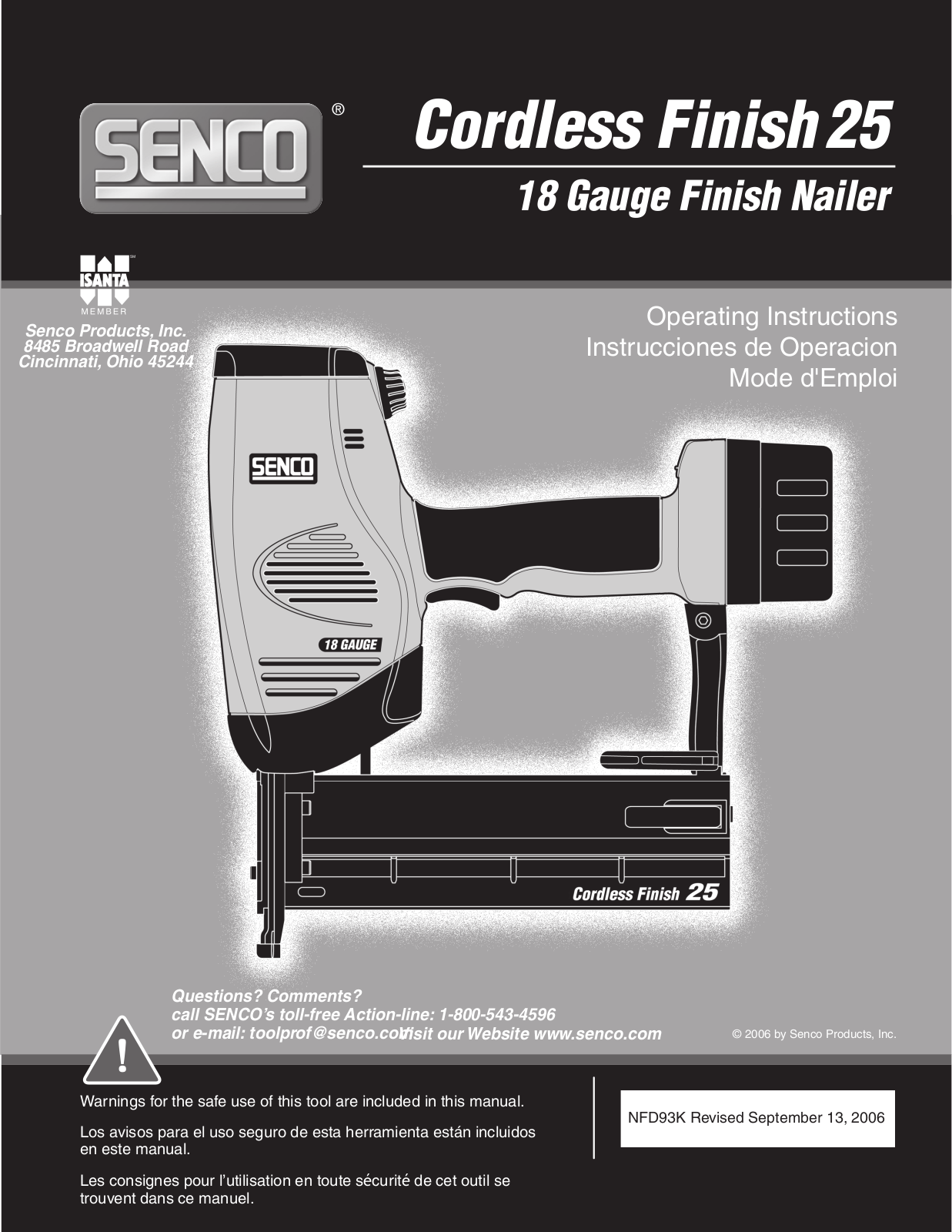 Senco 25 User Manual