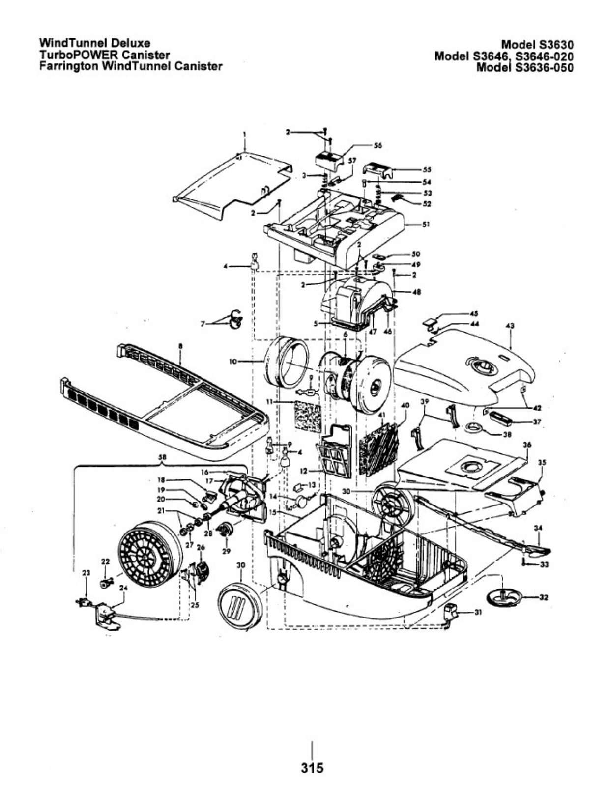 Hoover S3636-050, S3630, S3646, S3646-020 Owner's Manual