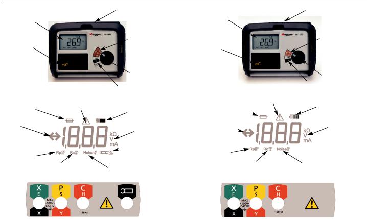 Megger DET3TA, DET3TC, DET3TD, DET4TD User guide