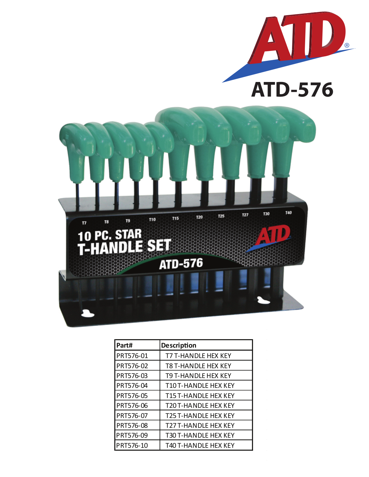 ATD Tools ATD-576 user manual