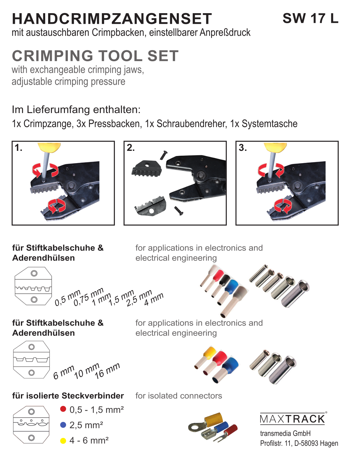 Maxtrack SW 17 L User guide