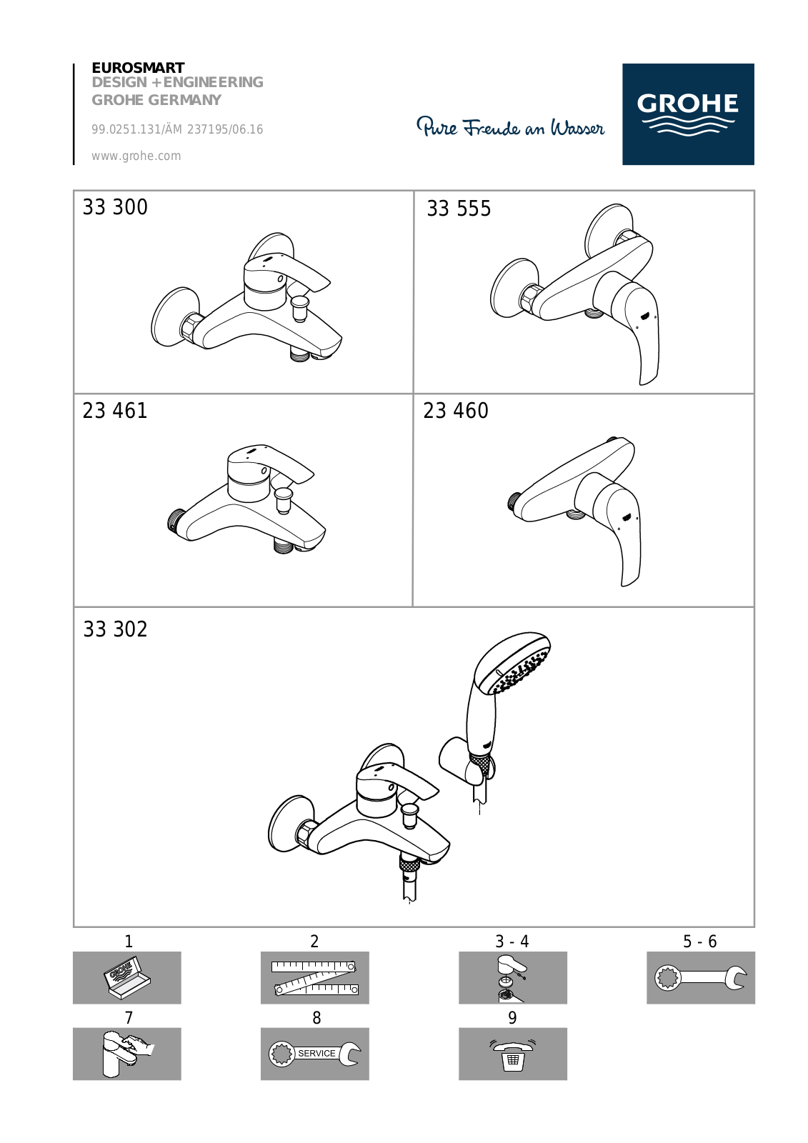 Grohe 33300002 Service Manual