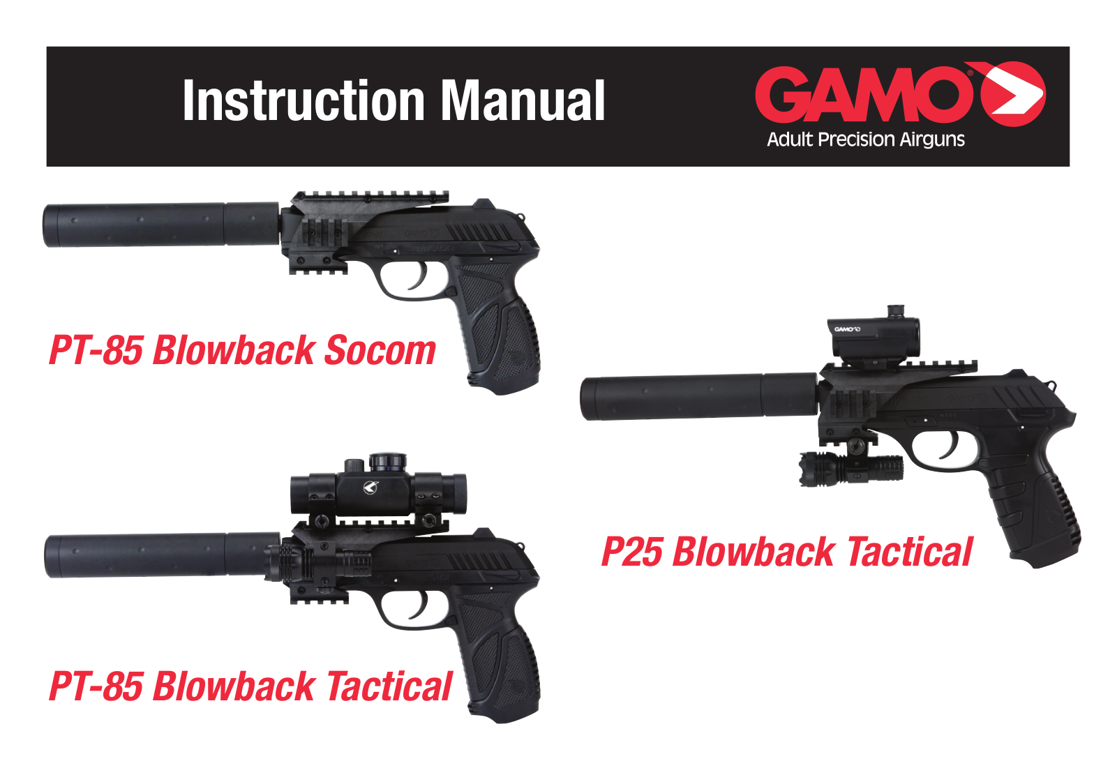 Gamo P-25 User Manual