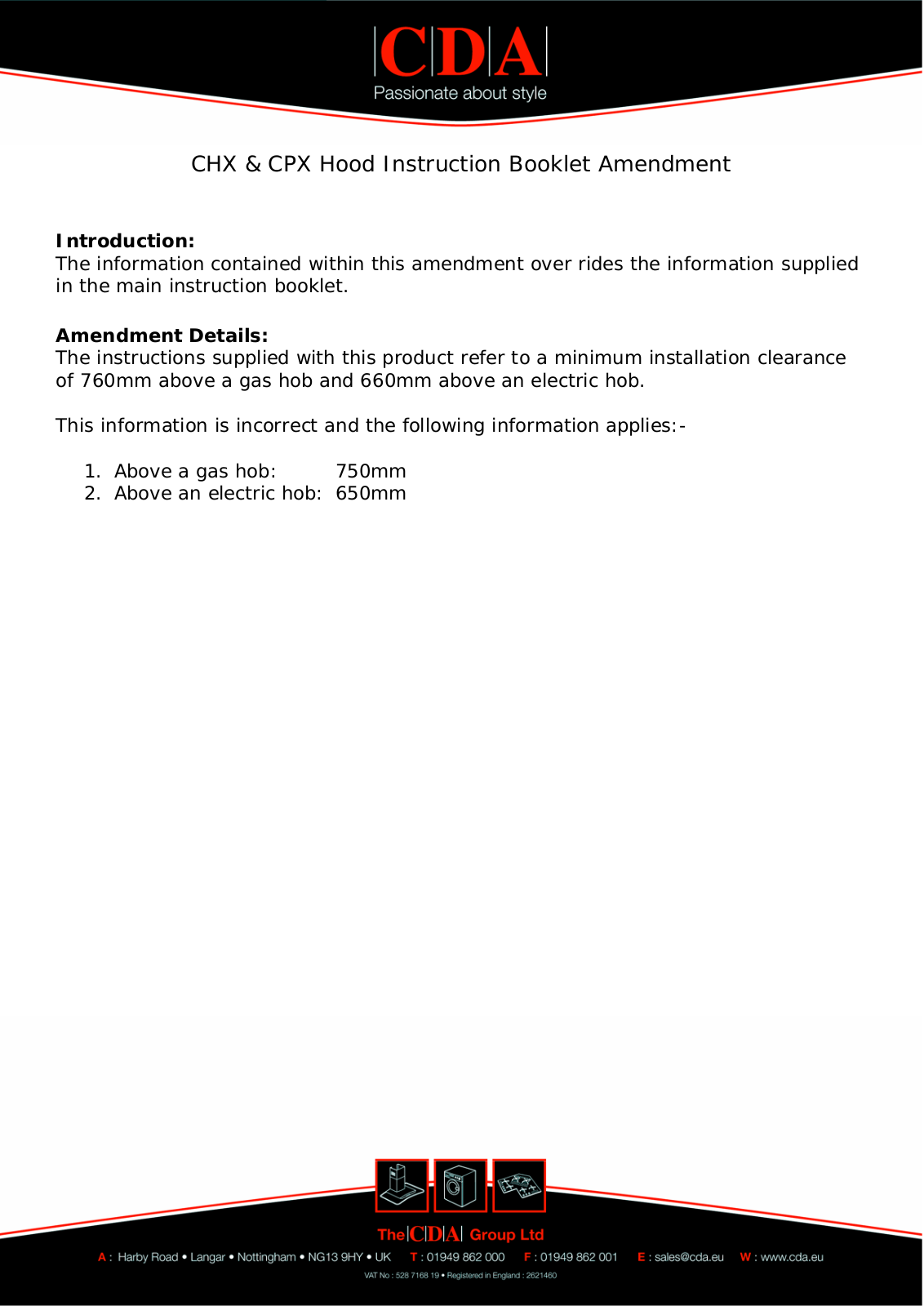 Cda CHX7, CHX10 User Manual