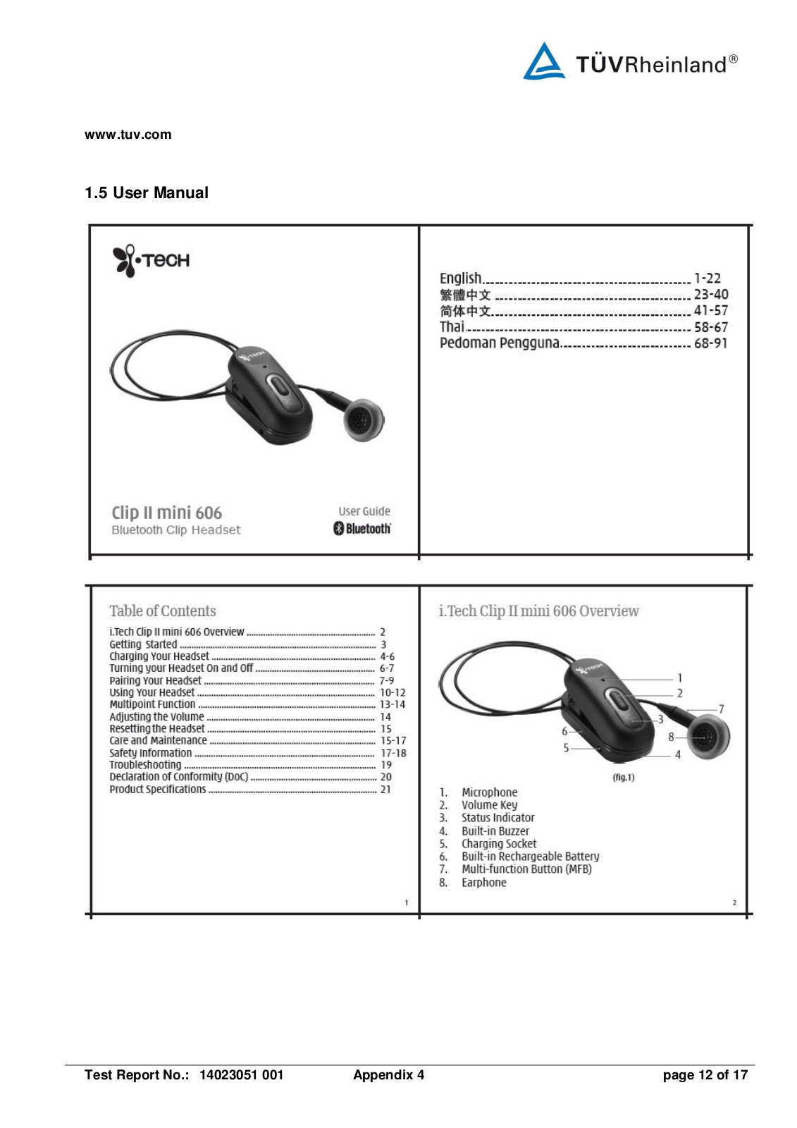 i Tech Dynamic C51 B606 XX User Manual