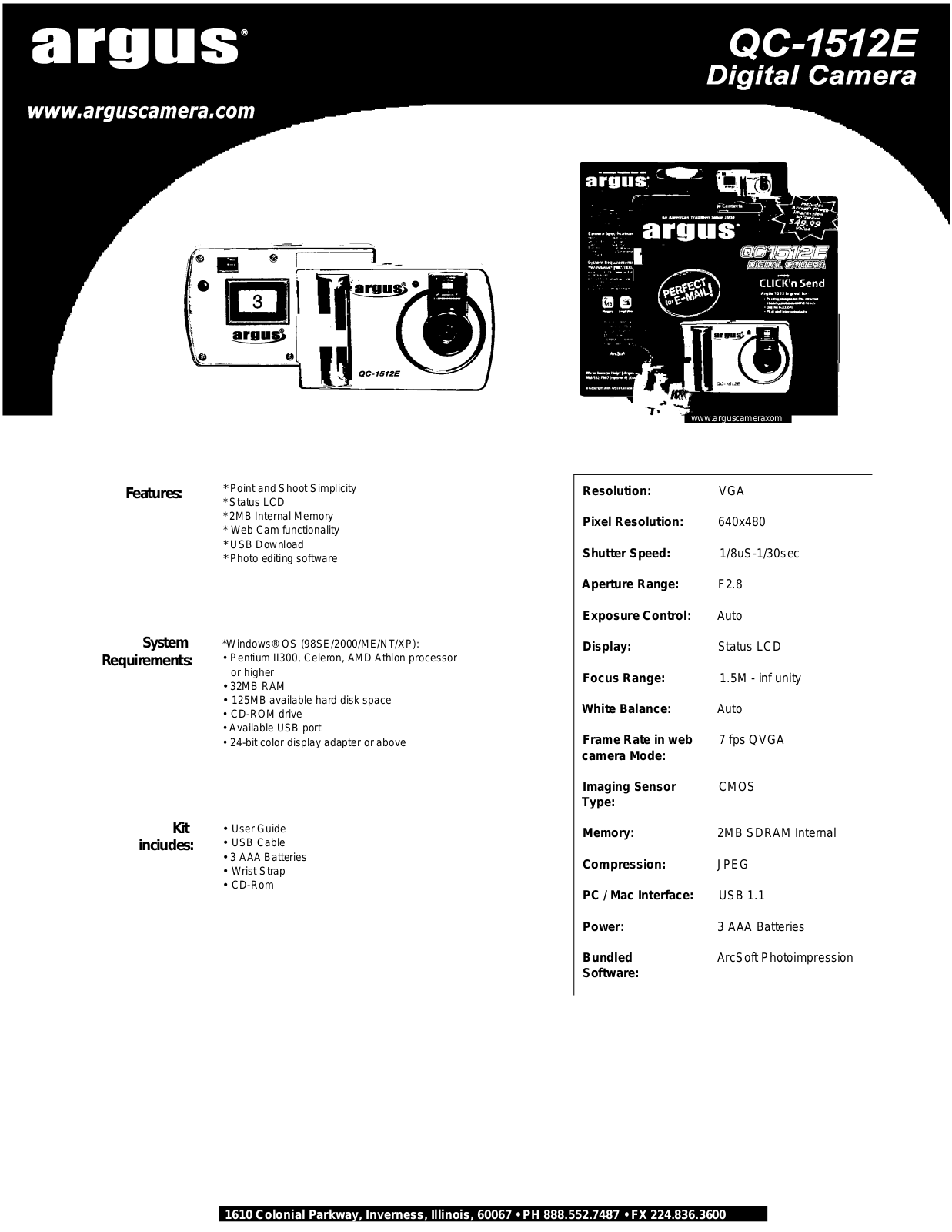 Argus QC-1512E User Manual - ManualMachine.com