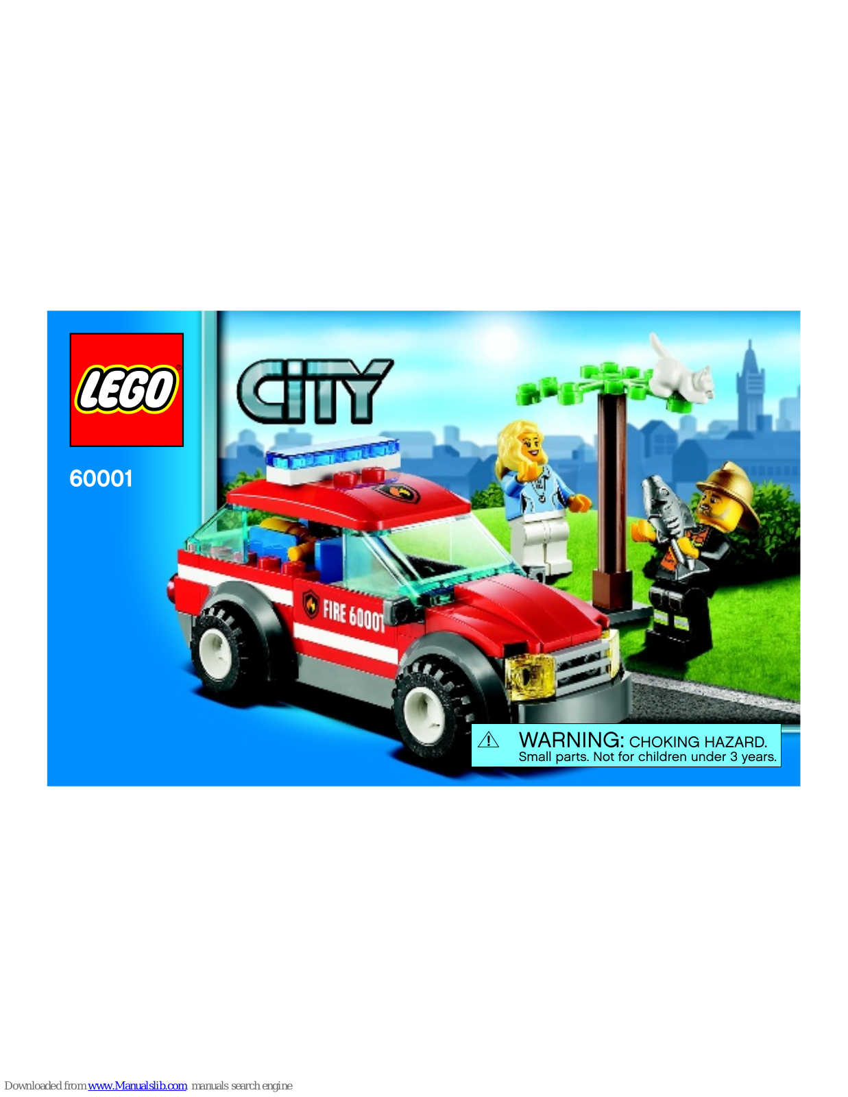 LEGO 60001, 60018, 60002, City 60007, galaxy squad 70701 Instructions Manual