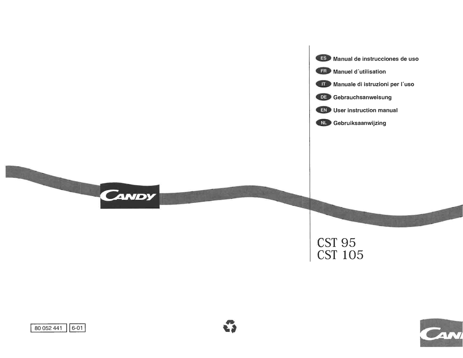 CANDY CST95 User Manual