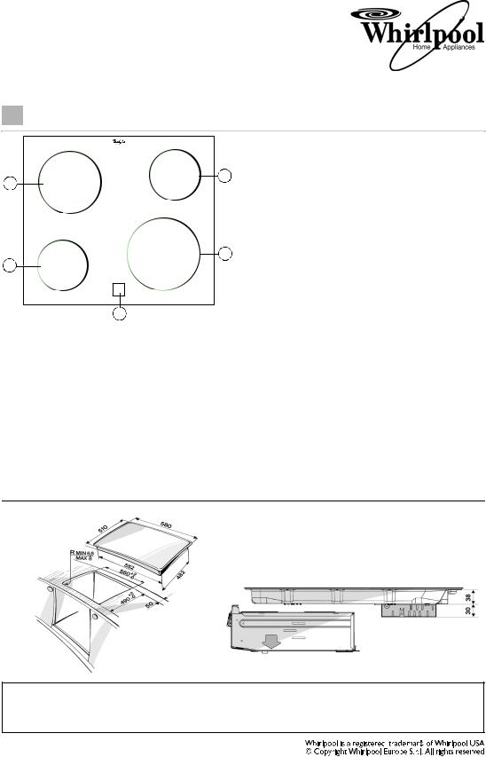 Whirlpool AKT 151 DATASHEET