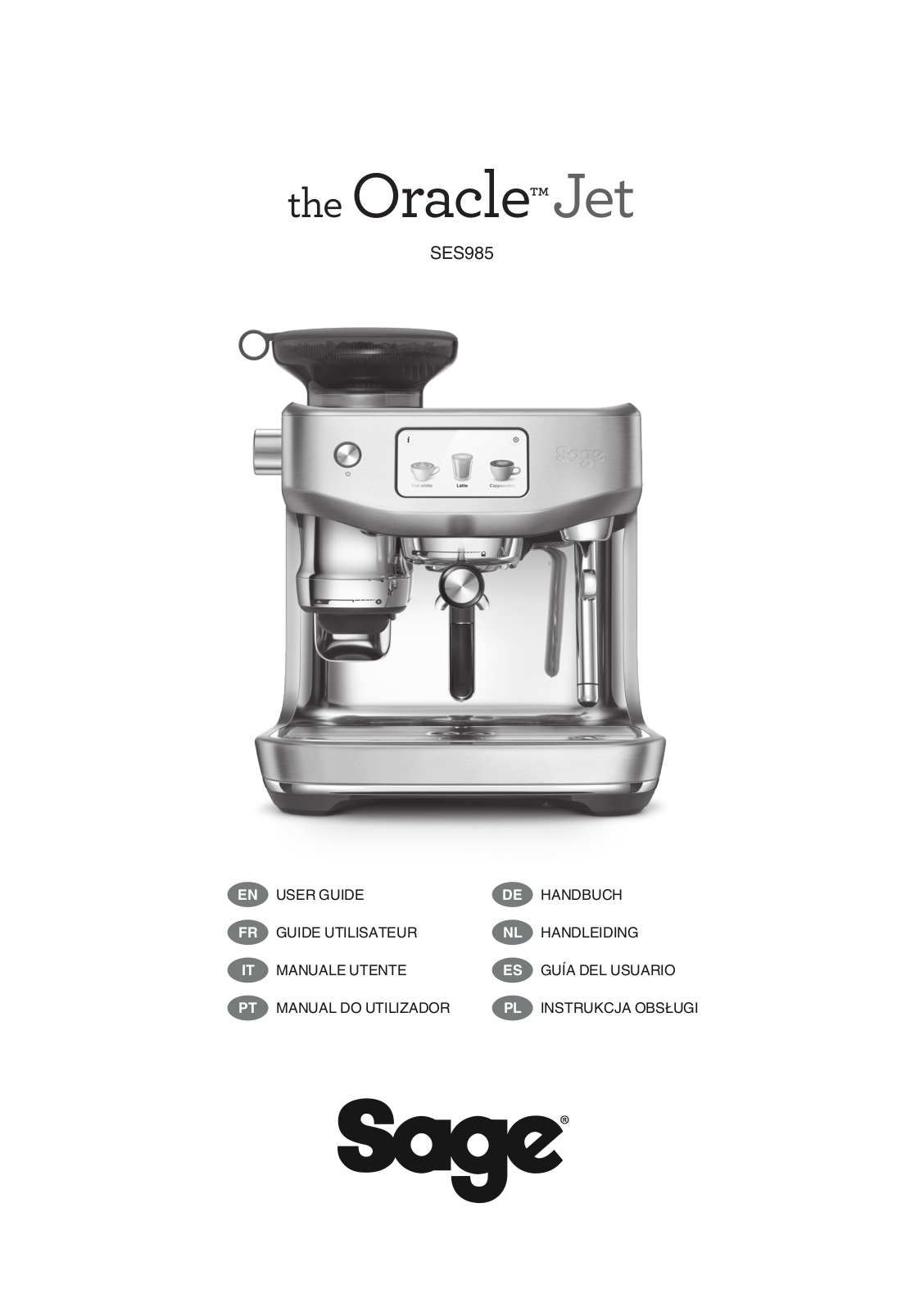 SAGE SES985 User guide - ManualMachine.com