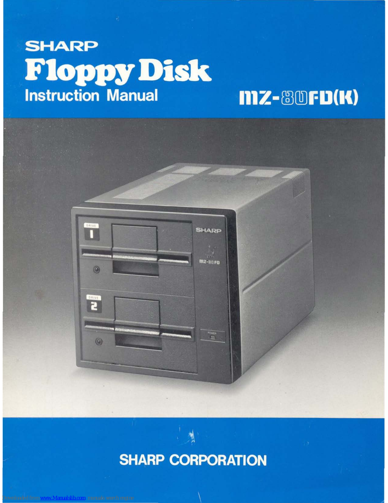 Sharp MZ-80FD(K) Instruction Manual - ManualMachine.com